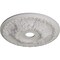 Ekena Millwork Granada Ceiling Medallion (Canopies up to 7 1/8"), 23 3/8"OD x 3 5/8"ID x 2 1/2"P, Ultra Pure White CM23GAUWF - alternate 3